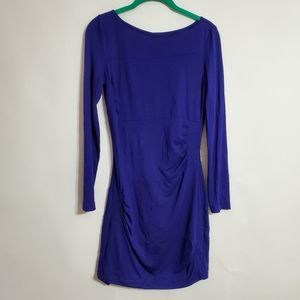 DIANNE VON FURSTENBERG women 4  joy blue stretch dress